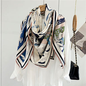 MaraSilk Pure Mulberry Silk Scarf - Square Twill MS535