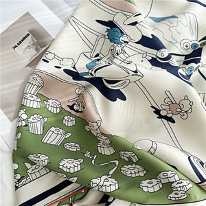 MaraSilk Pure Mulberry Silk Scarf - Square Twill MS535