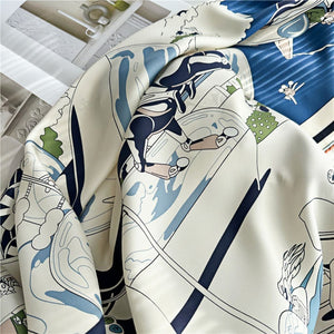 MaraSilk Pure Mulberry Silk Scarf - Square Twill MS535