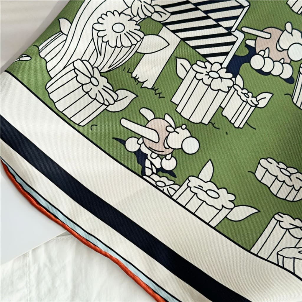 MaraSilk Pure Mulberry Silk Scarf - Square Twill MS535