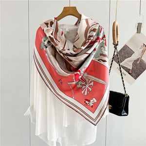 MaraSilk Pure Mulberry Silk Scarf - Square Twill MS535 53" x 53" MS53503