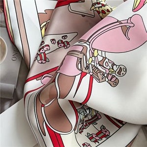 MaraSilk Pure Mulberry Silk Scarf - Square Twill MS535