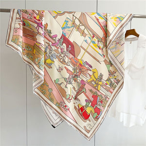 MaraSilk Pure Mulberry Silk Scarf - Square Twill MS535