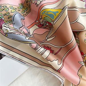 MaraSilk Pure Mulberry Silk Scarf - Square Twill MS535