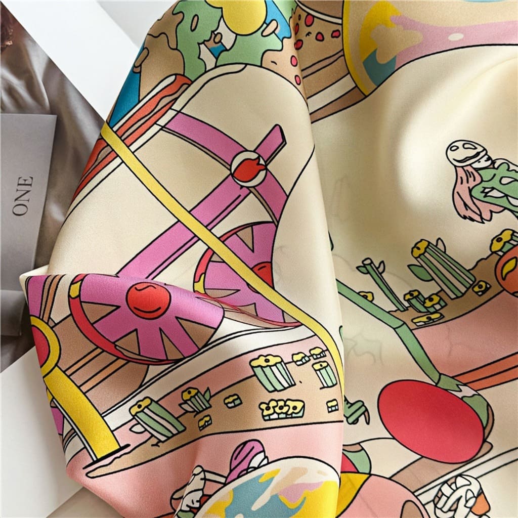 MaraSilk Pure Mulberry Silk Scarf - Square Twill MS535