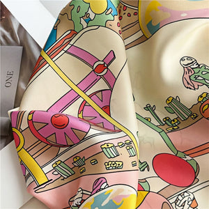 MaraSilk Pure Mulberry Silk Scarf - Square Twill MS535