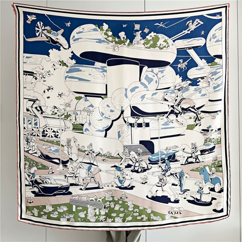MaraSilk Pure Mulberry Silk Scarf - Square Twill MS535