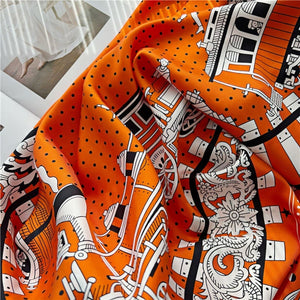 MaraSilk Pure Mulberry Silk Scarf - Square Twill MS536