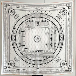 MaraSilk Pure Mulberry Silk Scarf - Square Twill MS536 53" x 53" MS53603