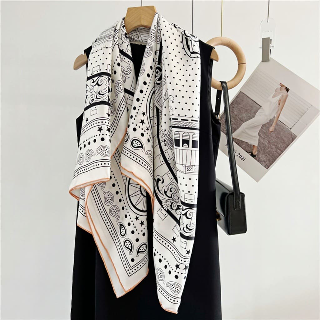 MaraSilk Pure Mulberry Silk Scarf - Square Twill MS536