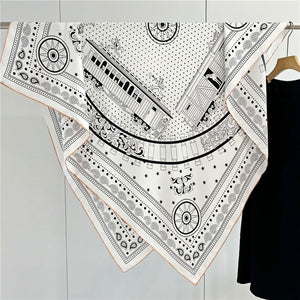 MaraSilk Pure Mulberry Silk Scarf - Square Twill MS536