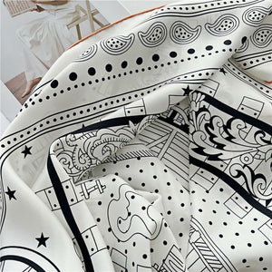 MaraSilk Pure Mulberry Silk Scarf - Square Twill MS536