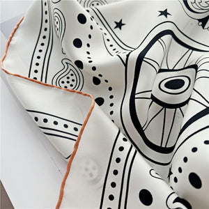 MaraSilk Pure Mulberry Silk Scarf - Square Twill MS536