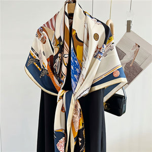 MaraSilk Pure Mulberry Silk Scarf - Square Twill MS537