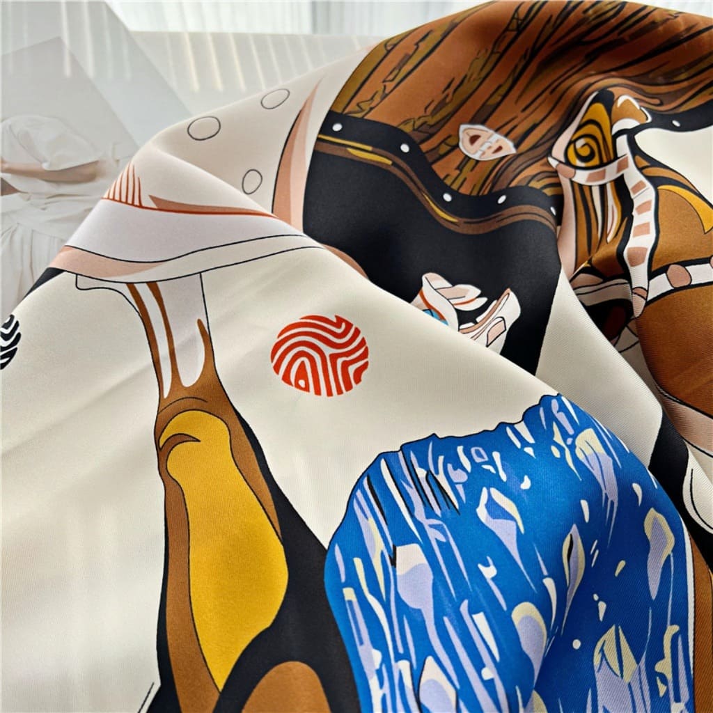 MaraSilk Pure Mulberry Silk Scarf - Square Twill MS537