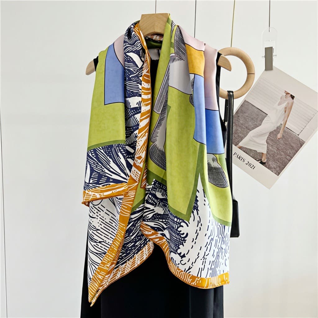 MaraSilk Pure Mulberry Silk Scarf - Square Twill MS537