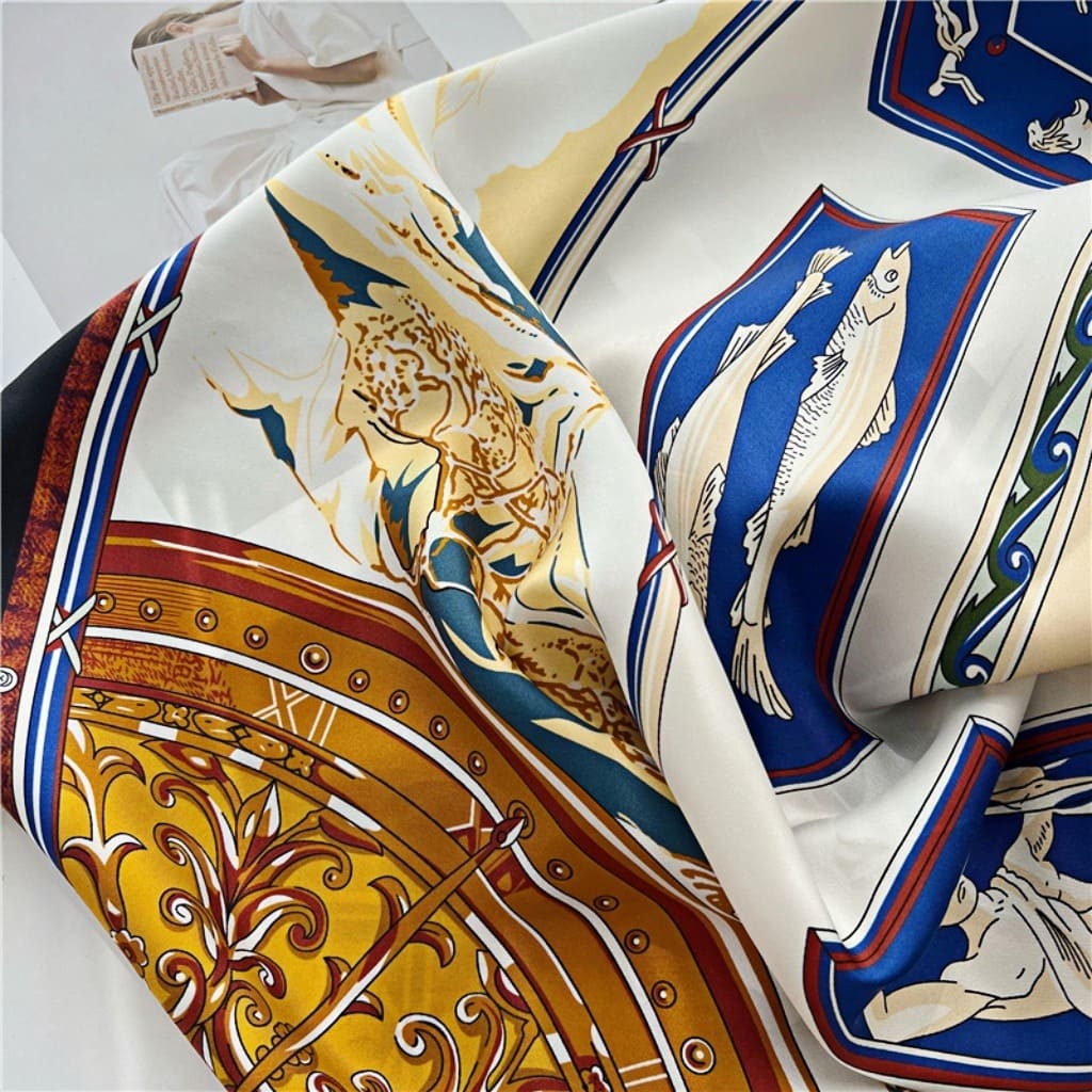 MaraSilk Pure Mulberry Silk Scarf - Square Twill MS537