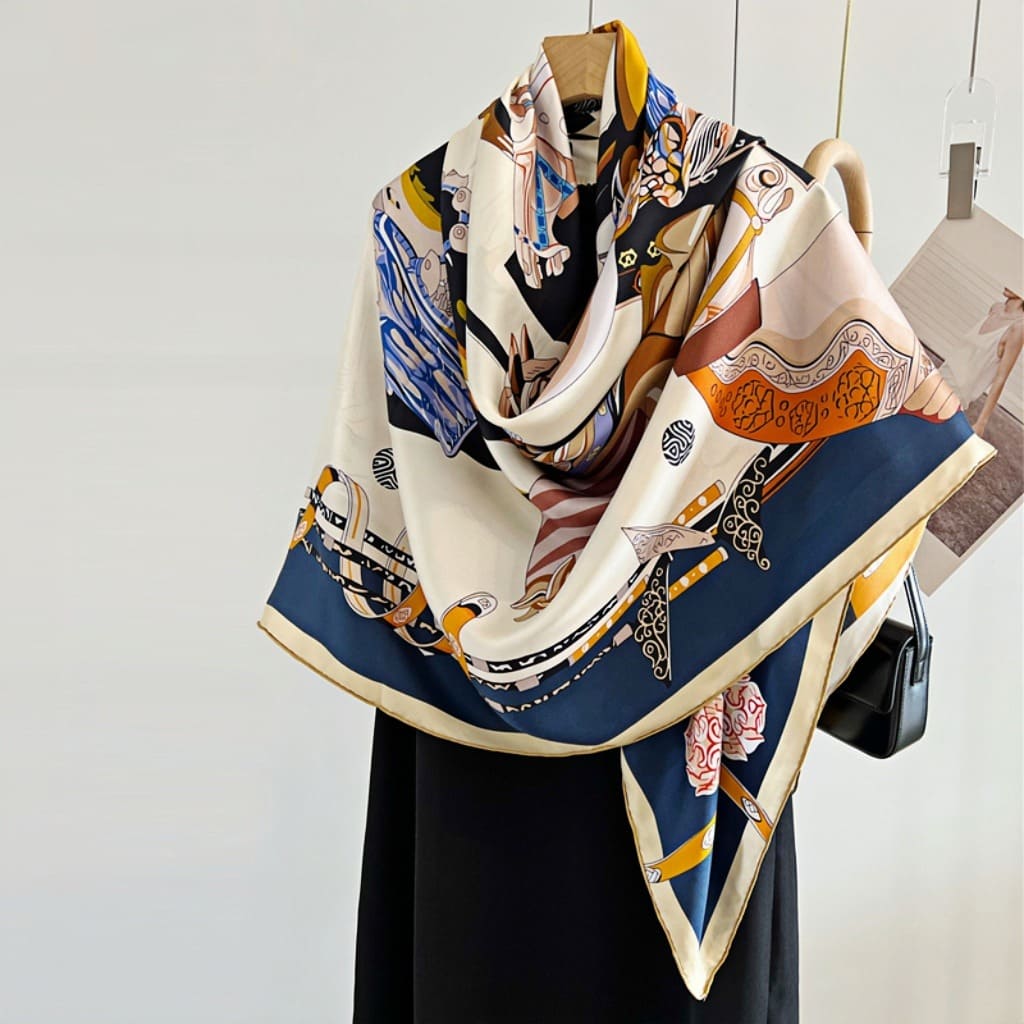 MaraSilk Pure Mulberry Silk Scarf - Square Twill MS537