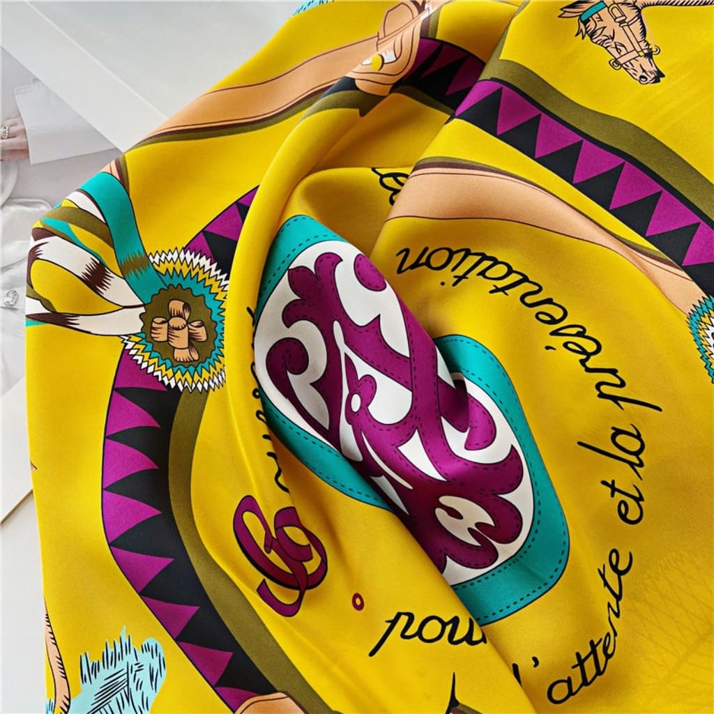 MaraSilk Pure Mulberry Silk Scarf - Square Twill MS538