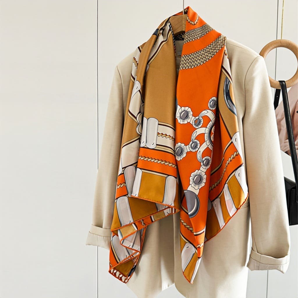 MaraSilk Pure Mulberry Silk Scarf - Square Twill MS539