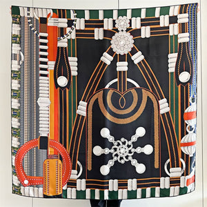 MaraSilk Pure Mulberry Silk Scarf - Square Twill MS539 53" x 53" MS53901