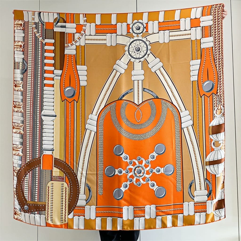 MaraSilk Pure Mulberry Silk Scarf - Square Twill MS539 53" x 53" MS53902