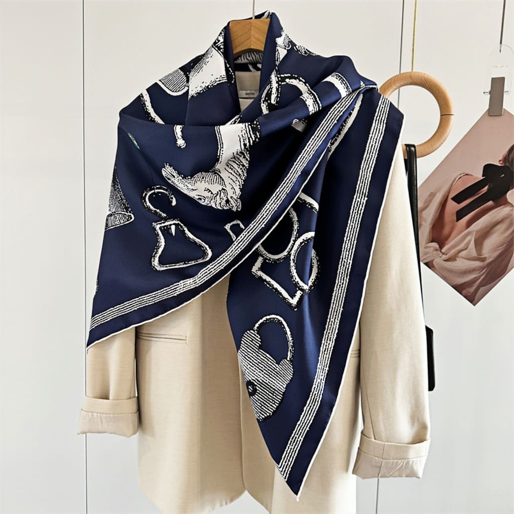 MaraSilk Pure Mulberry Silk Scarf - Square Twill MS540