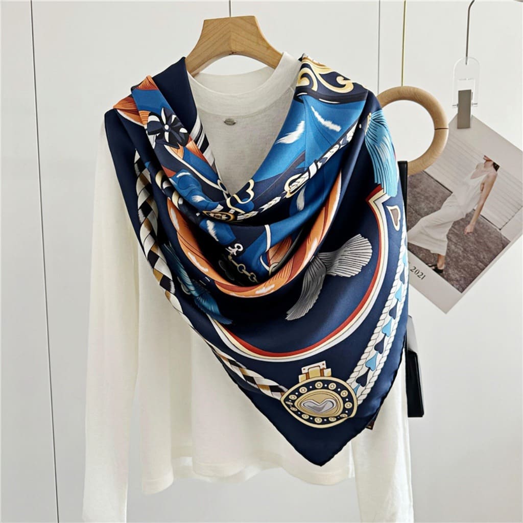 MaraSilk Pure Mulberry Silk Scarf - Square Twill MS541