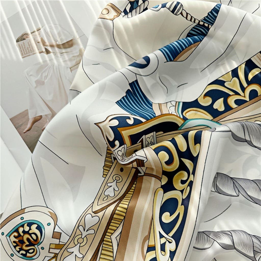 MaraSilk Pure Mulberry Silk Scarf - Square Twill MS541