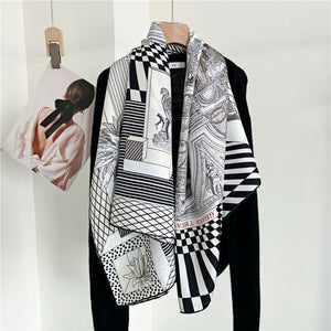 MaraSilk Pure Mulberry Silk Scarf - Square Twill MS542 53" x 53" MS54201