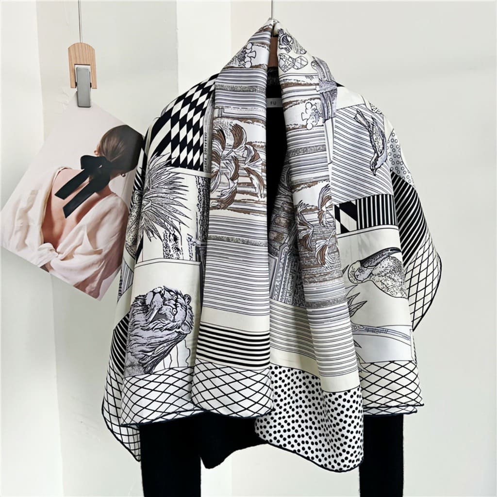 MaraSilk Pure Mulberry Silk Scarf - Square Twill MS542