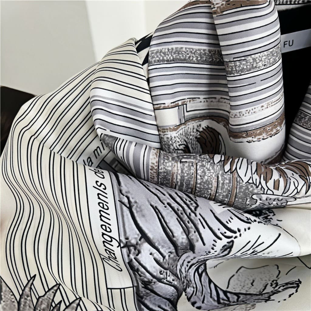 MaraSilk Pure Mulberry Silk Scarf - Square Twill MS542