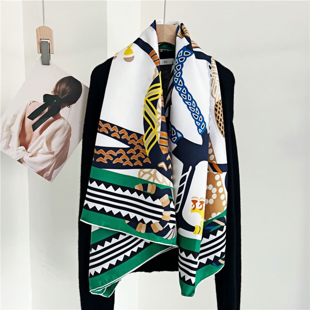 MaraSilk Pure Mulberry Silk Scarf - Square Twill MS543