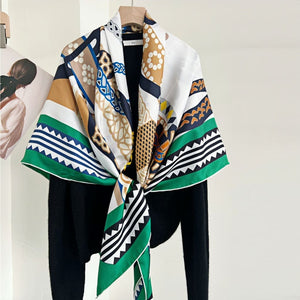 MaraSilk Pure Mulberry Silk Scarf - Square Twill MS543 53" x 53" MS54301