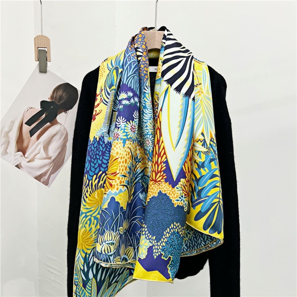 MaraSilk Pure Mulberry Silk Scarf - Square Twill MS544