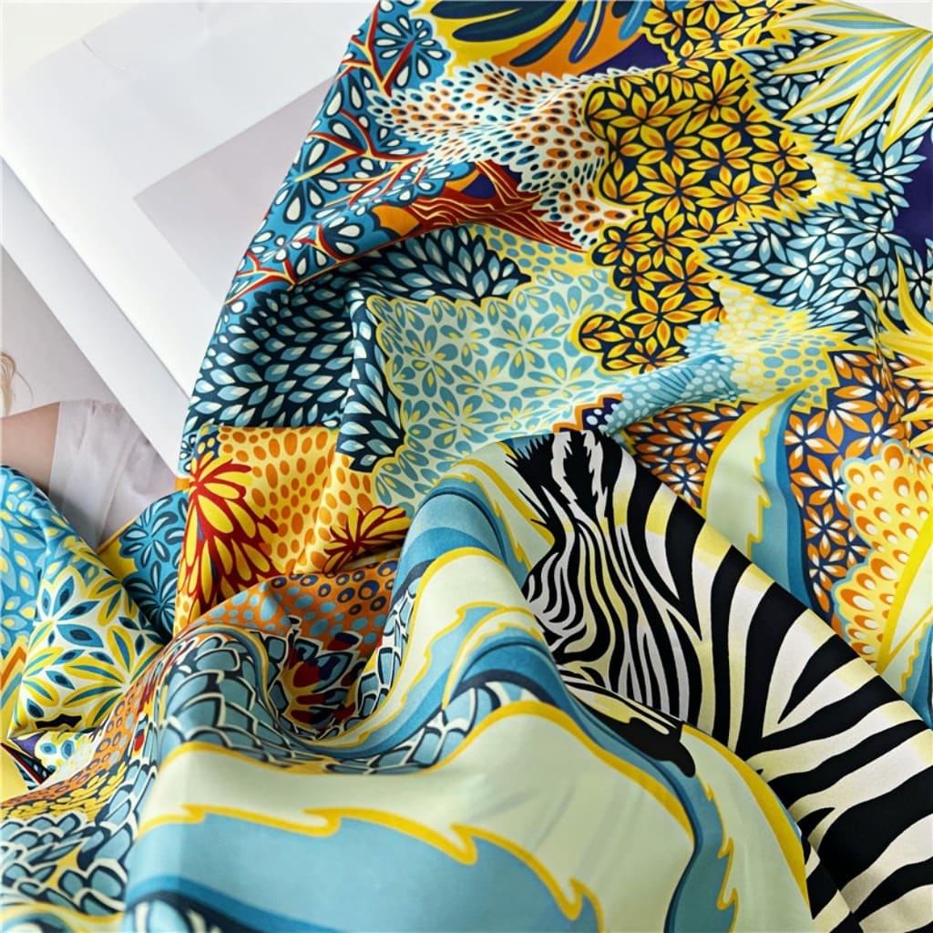 MaraSilk Pure Mulberry Silk Scarf - Square Twill MS544