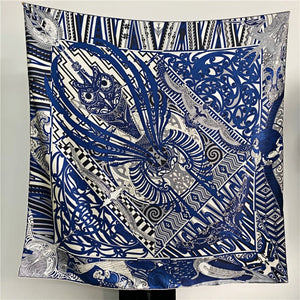 MaraSilk Pure Mulberry Silk Scarf - Square Twill MS545 53" x 53" MS54502