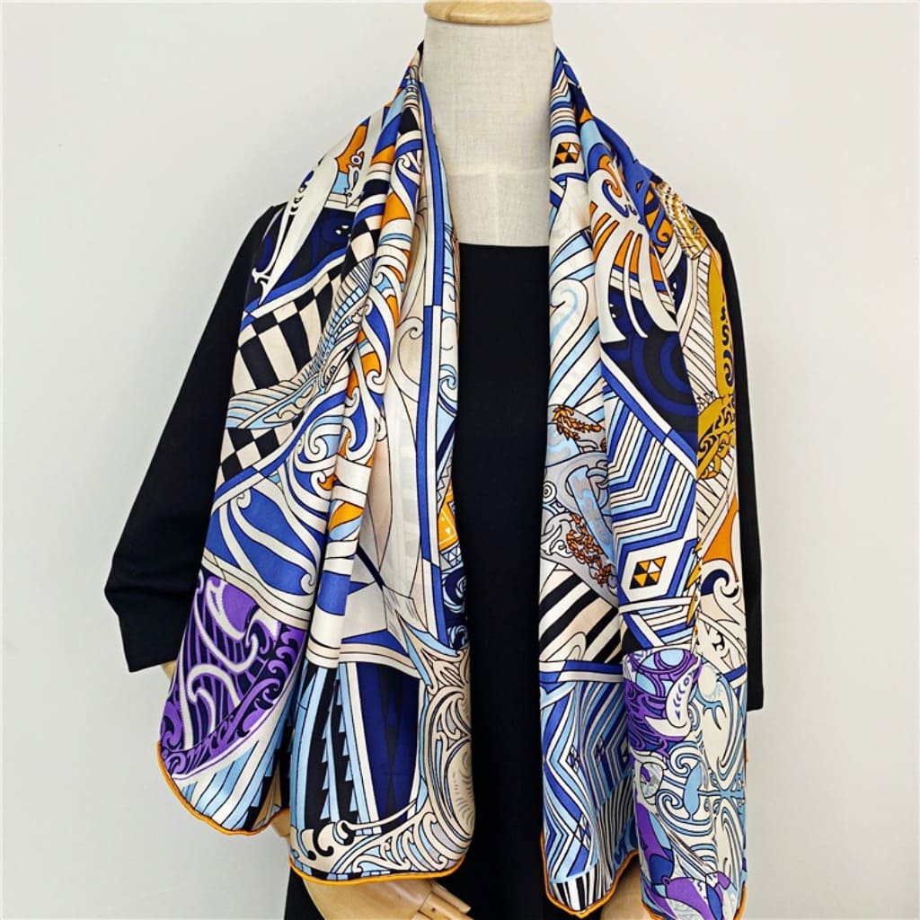 MaraSilk Pure Mulberry Silk Scarf - Square Twill MS545