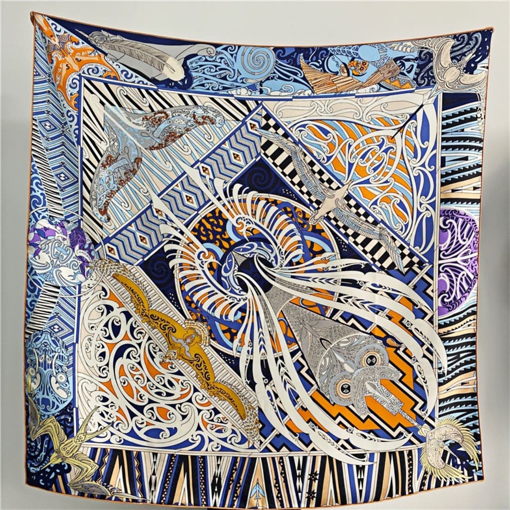 MaraSilk Pure Mulberry Silk Scarf - Square Twill MS545 53" x 53" MS54501