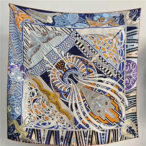 MaraSilk Pure Mulberry Silk Scarf - Square Twill MS545 53" x 53" MS54501