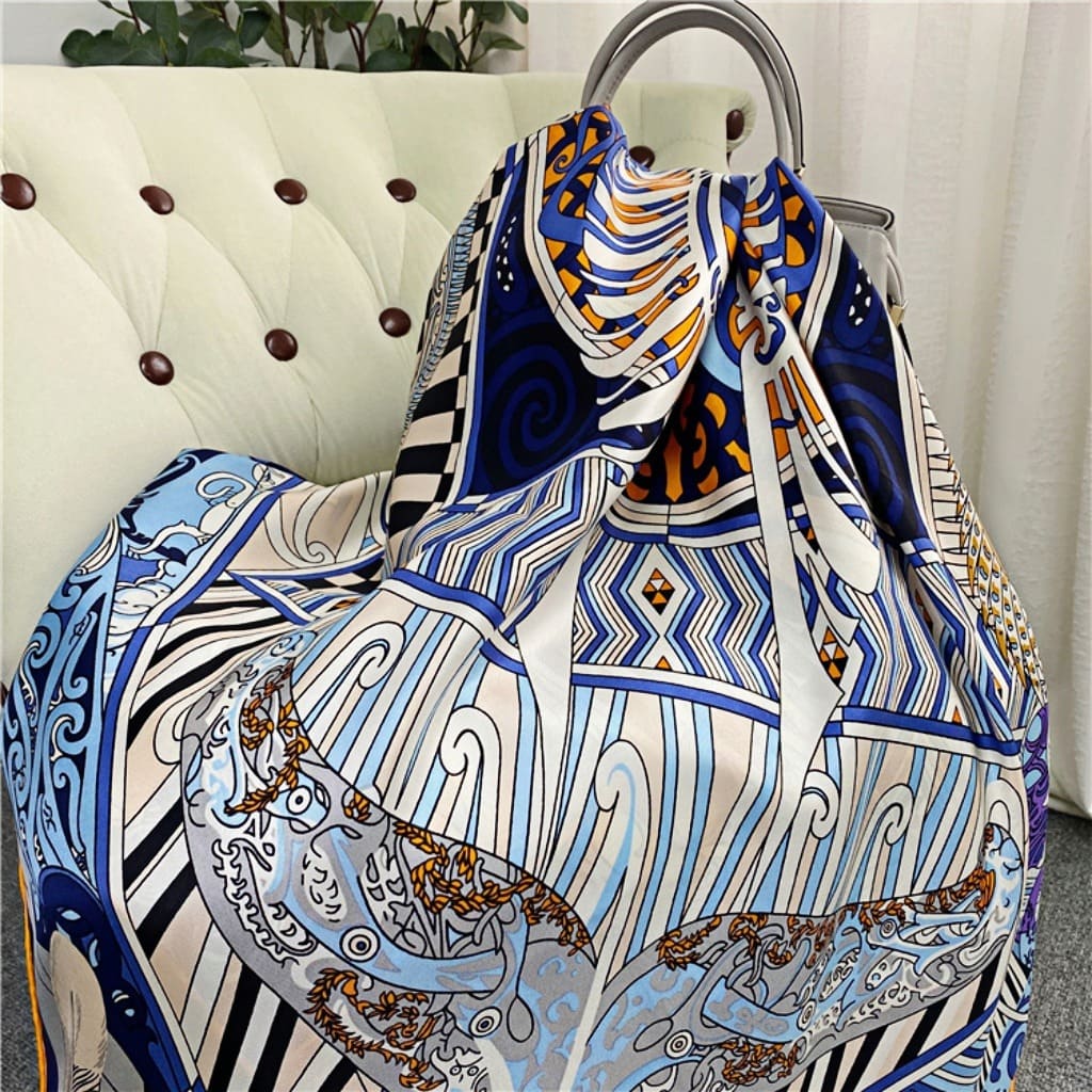 MaraSilk Pure Mulberry Silk Scarf - Square Twill MS545