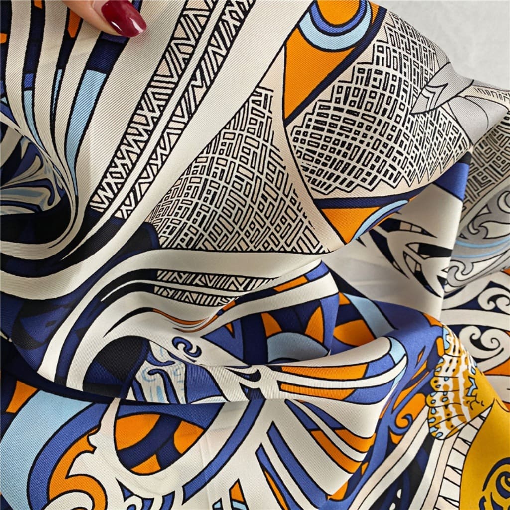 MaraSilk Pure Mulberry Silk Scarf - Square Twill MS545