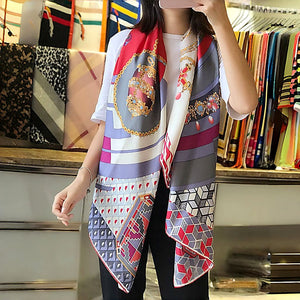 MaraSilk Pure Mulberry Silk Scarf - Square Twill MS546 53" x 53" MS54601