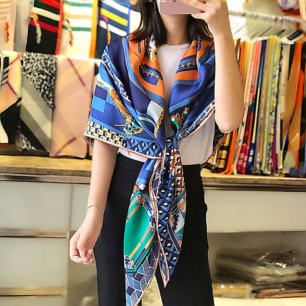 MaraSilk Pure Mulberry Silk Scarf - Square Twill MS546