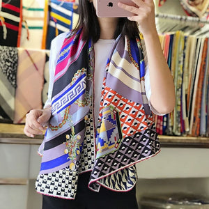 MaraSilk Pure Mulberry Silk Scarf - Square Twill MS546 53" x 53" MS54603