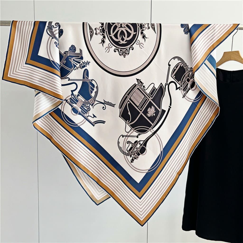 MaraSilk Pure Mulberry Silk Scarf - Square Twill MS547