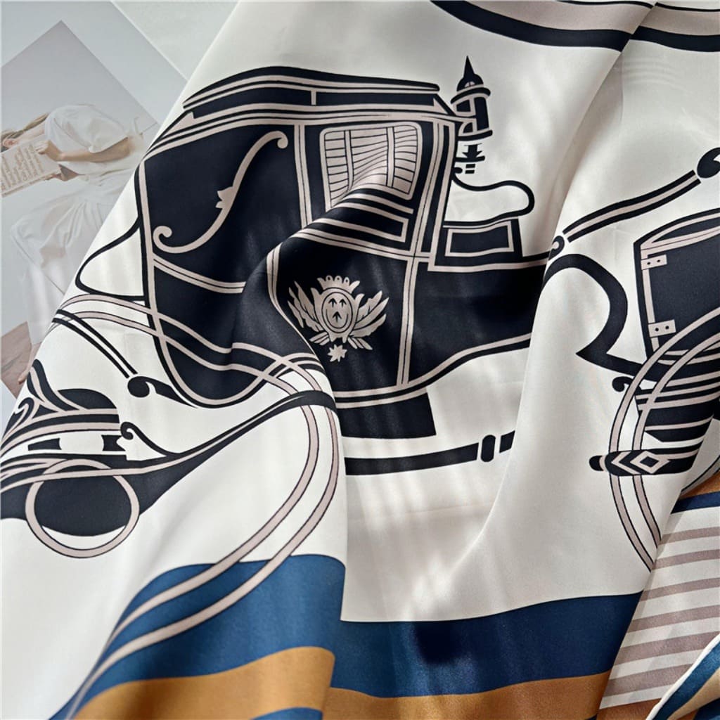 MaraSilk Pure Mulberry Silk Scarf - Square Twill MS547