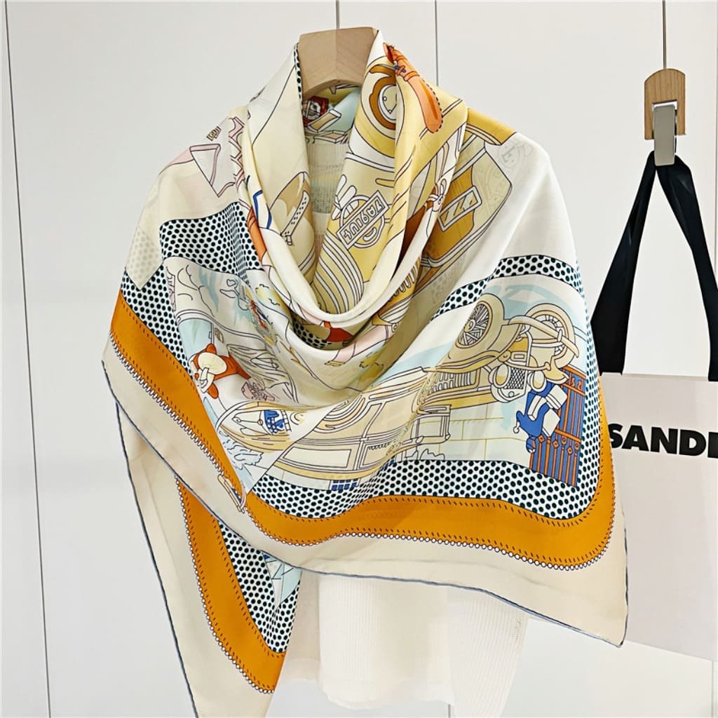 MaraSilk Pure Mulberry Silk Scarf - Square Twill MS548