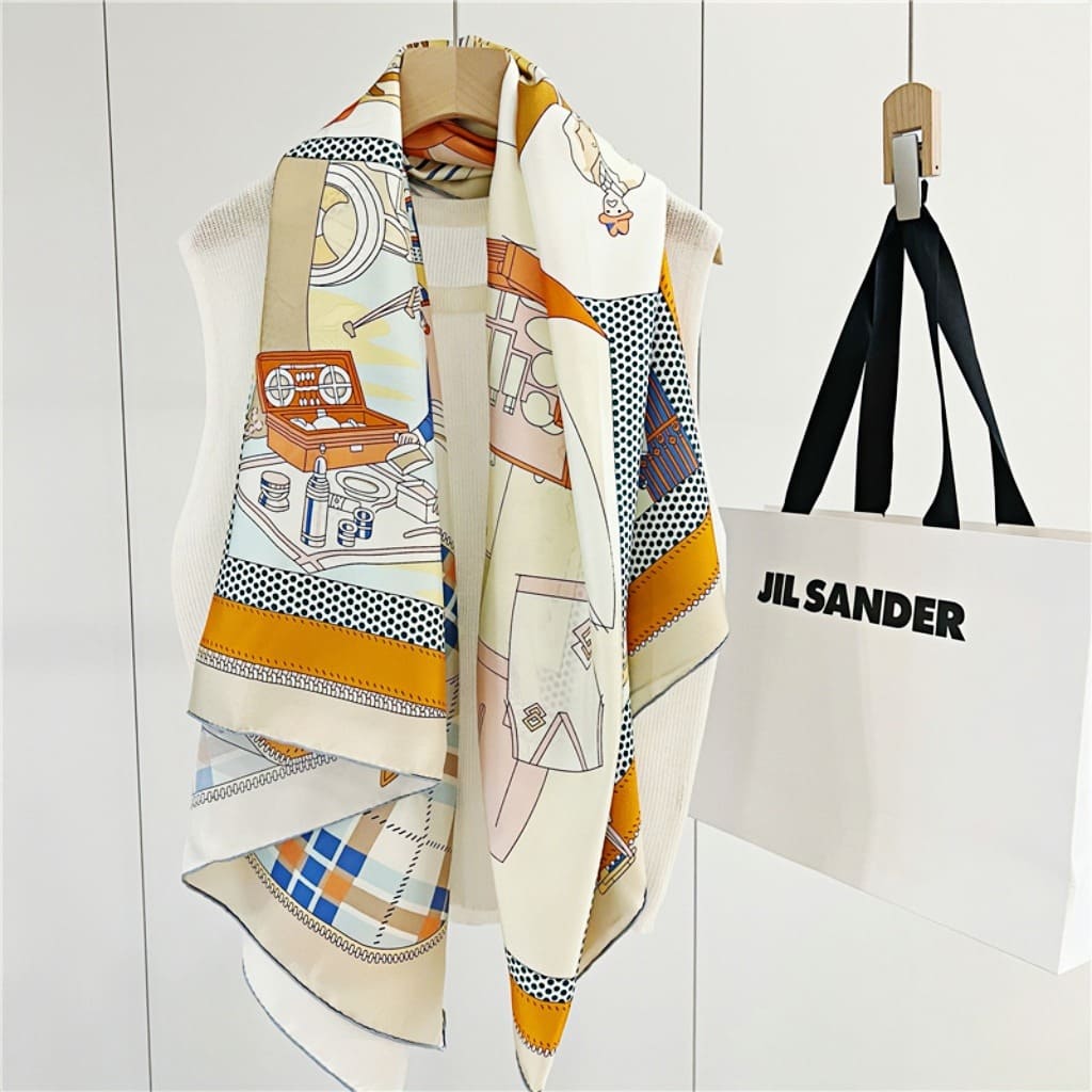 MaraSilk Pure Mulberry Silk Scarf - Square Twill MS548