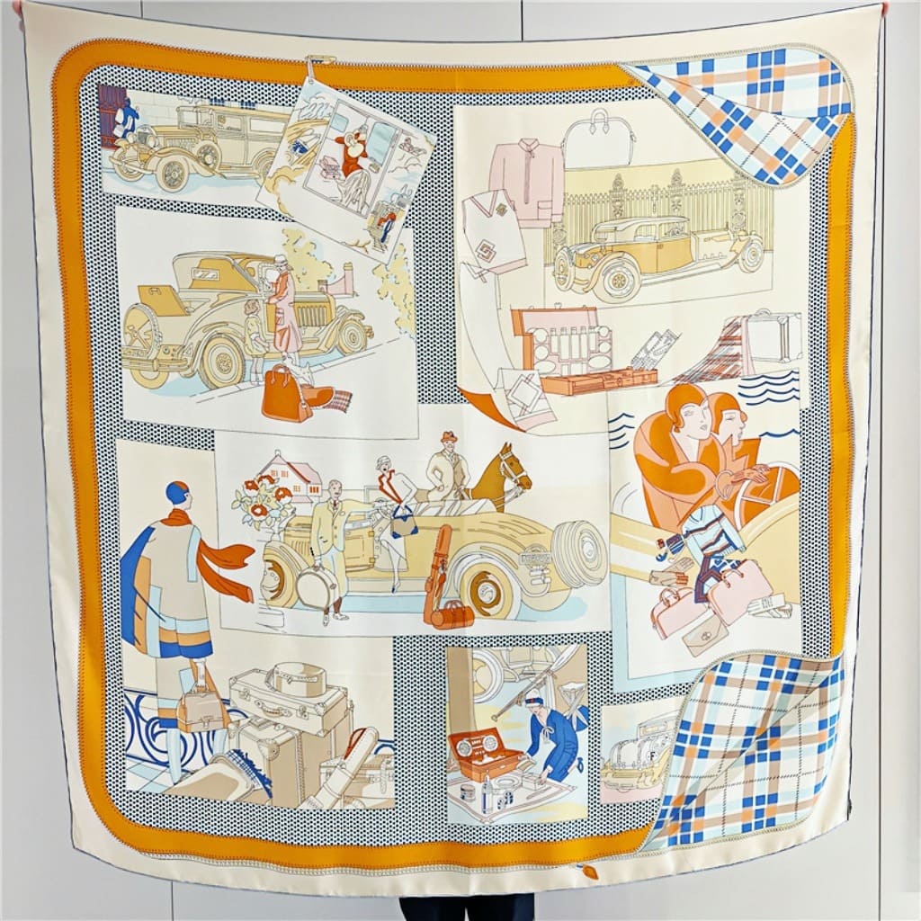 MaraSilk Pure Mulberry Silk Scarf - Square Twill MS548 53" x 53" MS54802